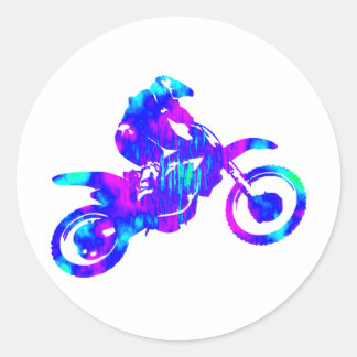 MX INTER GALACTIC CLASSIC ROUND STICKER
