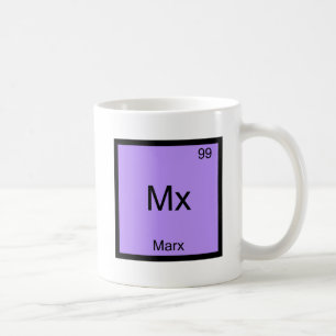 Mx - Marx Funny Element Chemistry Symbol T-Shirt Coffee Mug