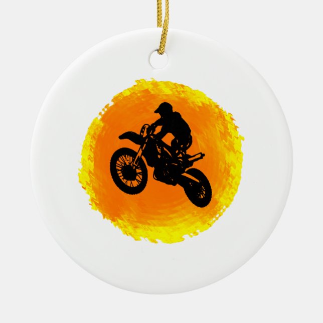 MX RIDE NOW CERAMIC TREE DECORATION (Front)