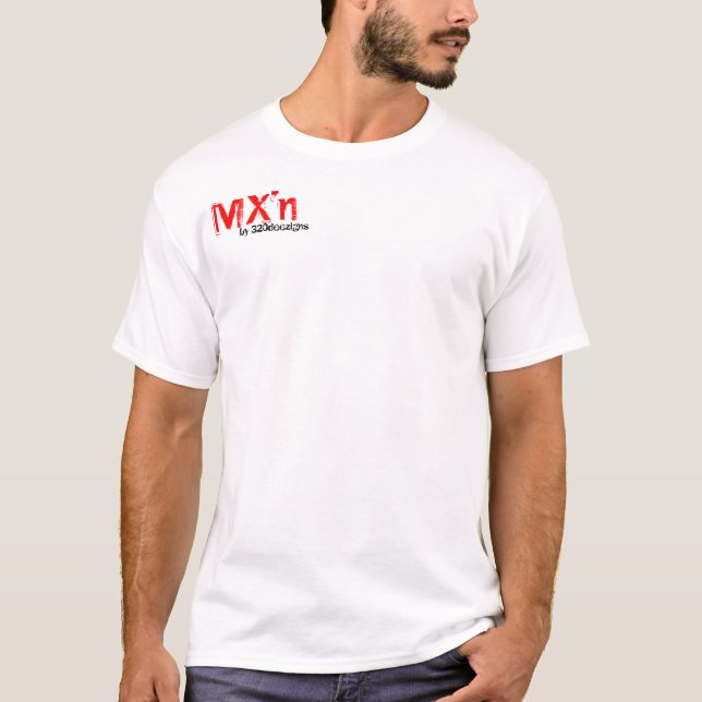 MX'n braap tee in red (Front)