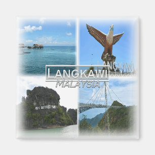 MY0026 Asia, Malaysia, Langakwi, fridge Magnet