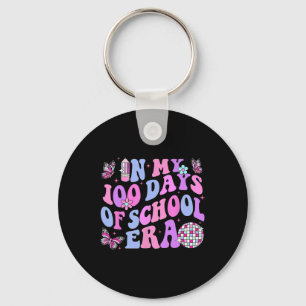 My 100 Days Of School Era Retro Disco 100th Day Of Key Ring