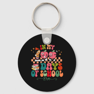 My 100 Days Of School Era Teacher 100th Day Of Sch Key Ring