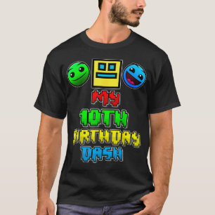 My 10Th Birthday Dash Video Game Theme Kid 10 T-Shirt
