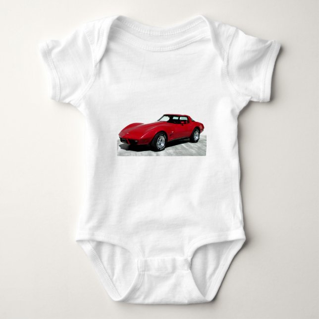 My 1979 Red Corvette Baby Bodysuit (Front)