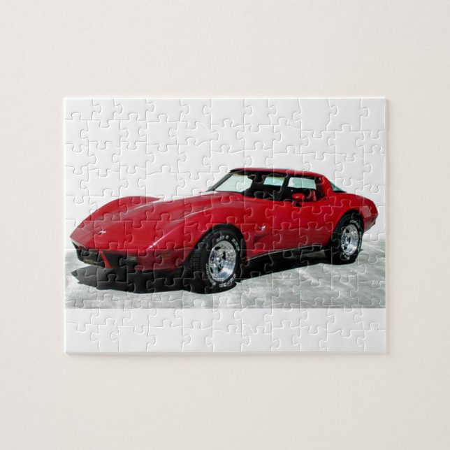 My 1979 Red Corvette Jigsaw Puzzle (Horizontal)