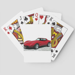 My 1979 Red Corvette Playing Cards
