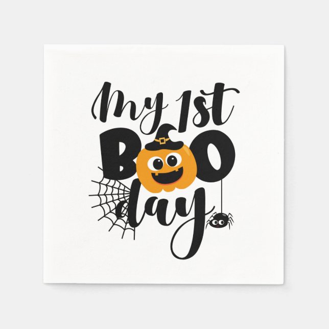 My 1st BOO Day Napkin (Front)