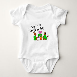My 1st Camping Trip Baby Bodysuit