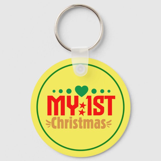 My 1st Christmas-39723 Key Ring (Front)