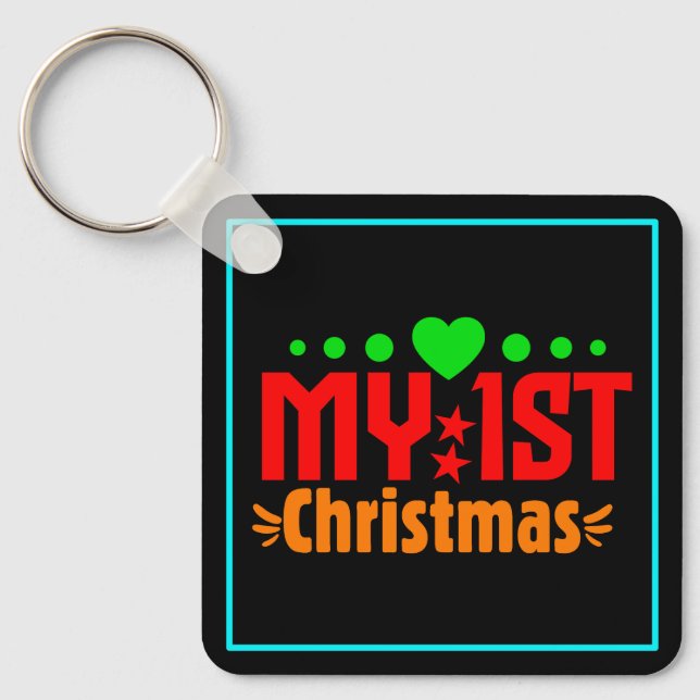 My 1st Christmas-39723 Key Ring (Front)