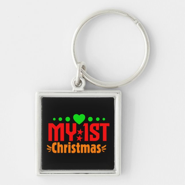 My 1st Christmas-39723 Key Ring (Front)