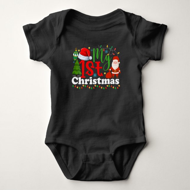 My 1st Christmas-81053 Baby Bodysuit (Front)