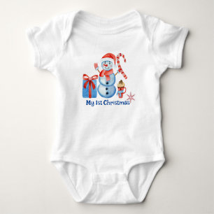 My 1st Christmas baby bodysuit one piece
