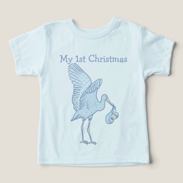 My 1st Christmas Baby T-shirt (Design Front)