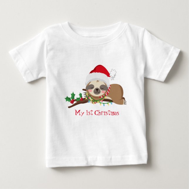My 1st Christmas Baby T-Shirt (Front)