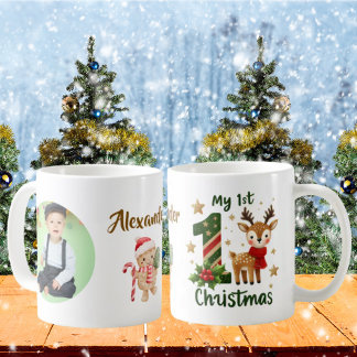 My 1st Christmas Little Reideer Photo Coffee Mug