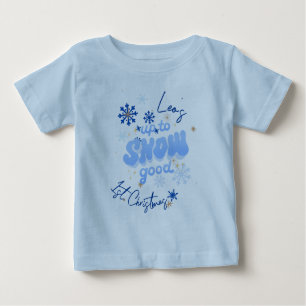 My 1st Christmas Novelty Funny Quote Boys Baby T-Shirt