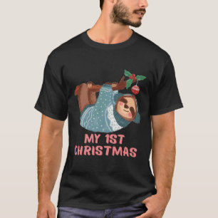 My 1st Christmas Sloth T-Shirt