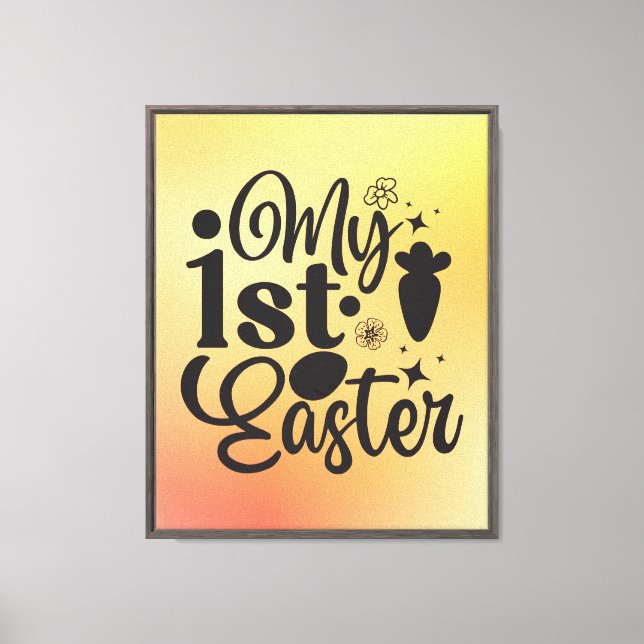 My 1st Easter-93185 Canvas Print (Front)
