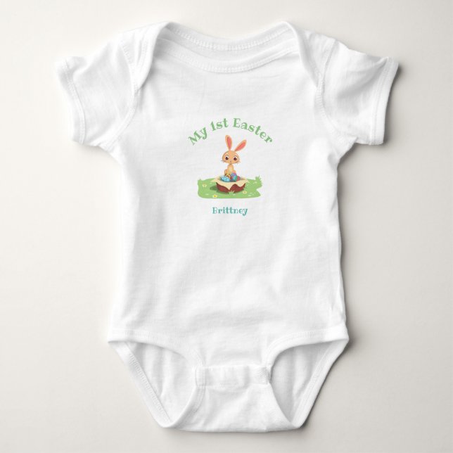 My 1st Easter Bunny Baby Bodysuit (Front)