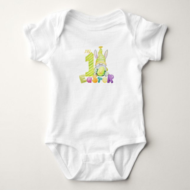 My 1st Easter, Easter Gnome Bodysuit (Front)