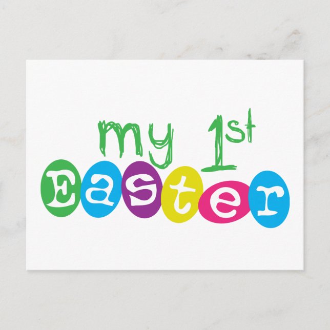 My 1st Easter Holiday Postcard (Front)