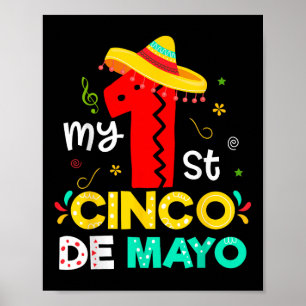 My 1st First Cinco De Mayo Fiesta Baby Boys Girls  Poster