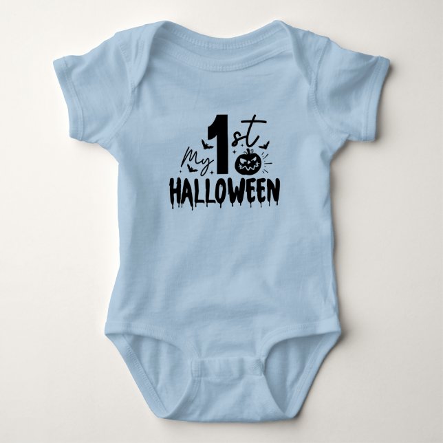 My 1st Halloween Baby Bodysuit (Front)