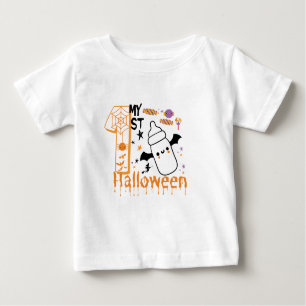 my 1st halloween baby custom baby T-Shirt