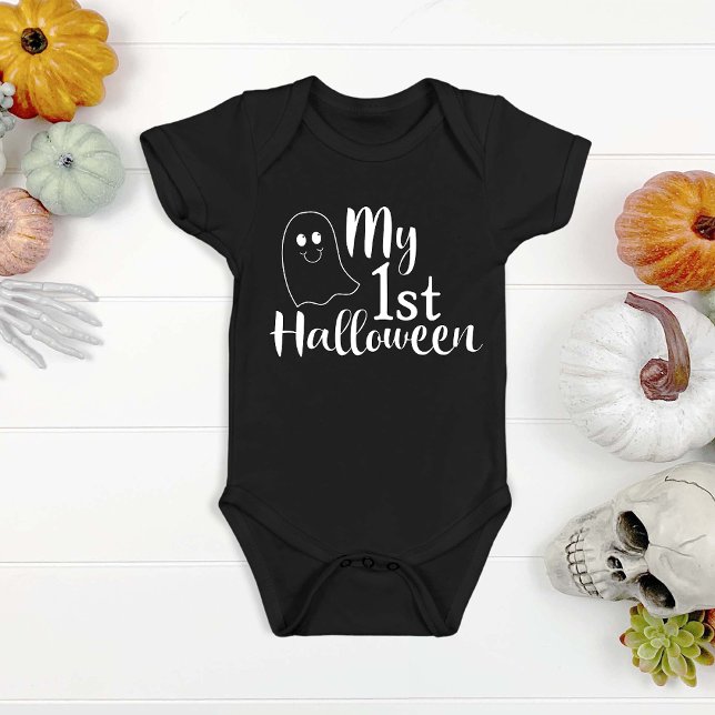 My 1st Halloween Cute Baby Ghost Baby Bodysuit (Creator Uploaded)