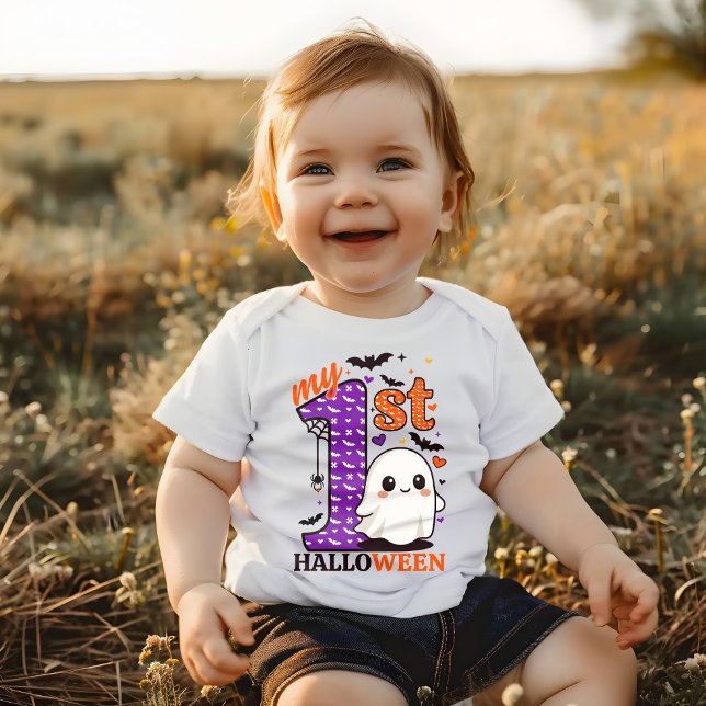 My 1st Halloween Cute Ghost Baby Bodysuit (Creator Uploaded)