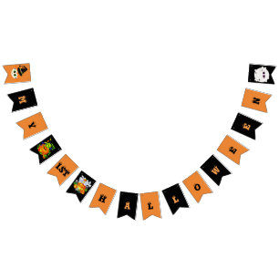 My 1st Halloween Cute Spooky Friends Bunting