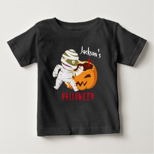 My 1st Halloween Pumpkin Ghost Personalised Baby T-Shirt