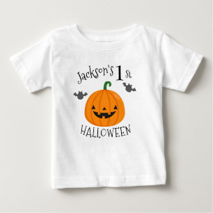 My 1st Halloween Pumpkin Personalised Baby T-Shirt
