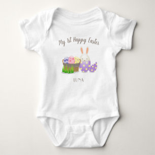 My 1st Happy Easter Baby Bodysuit