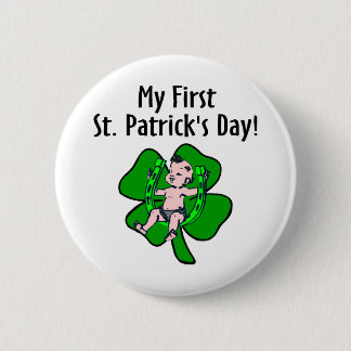 My 1st St Patricks Day 6 Cm Round Badge