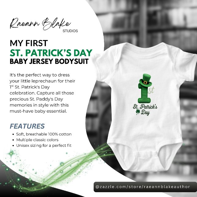 My 1st St. Patrick's Day Baby Jersey Bodysuit (Creator Uploaded)