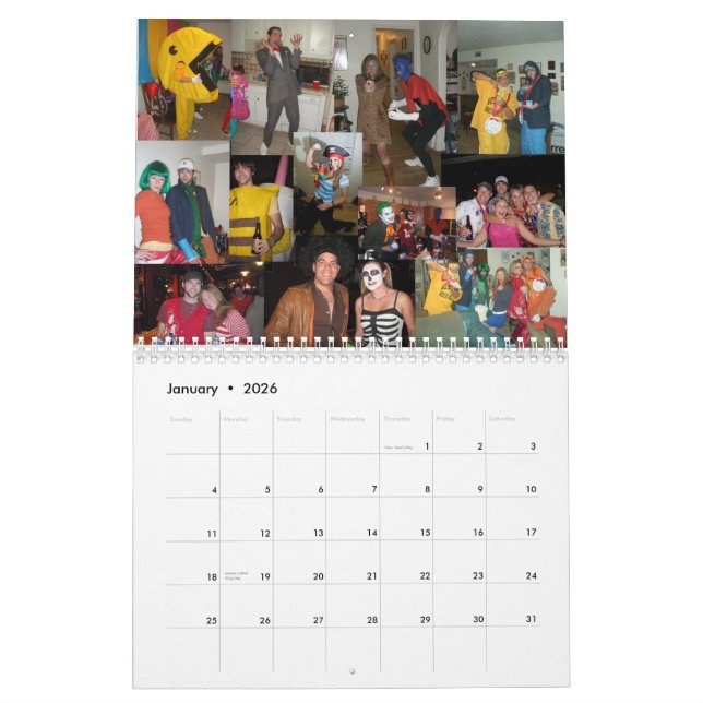 My 2008 Experiences 2009 Calendar (Jan 2026)