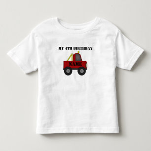 My 4th Birthday Customise it Toddler T-Shirt