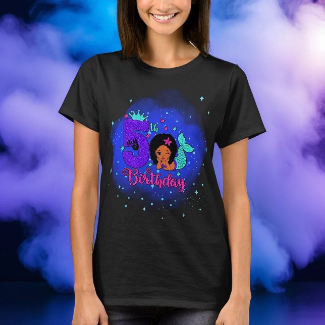 My 5th Birthday Mermaid T-Shirt (Creator Uploaded)