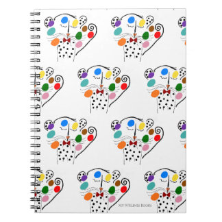 My 9 Felines Spiral Fancy Pants (Spiral Notebook) Notebook