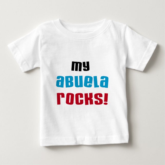 My Abuela Rocks T-shirts and Gifts (Front)