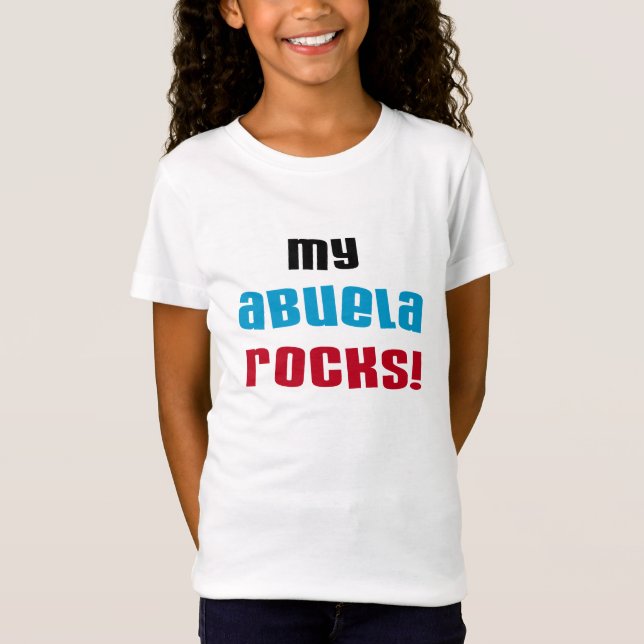 My Abuela Rocks T-shirts and Gifts (Front)