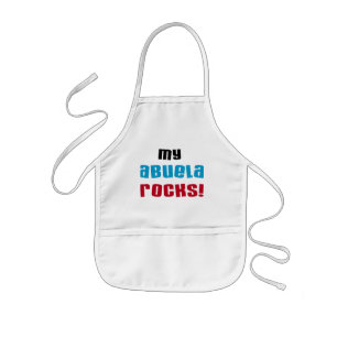 My Abuela Rocks T-shirts and Gifts Kids Apron