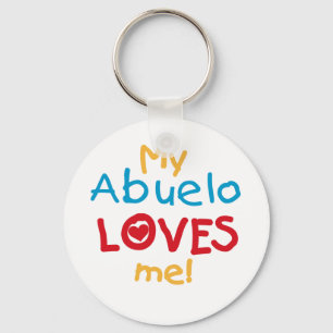 My Abuelo Loves Me T shirts and Gifts Key Ring
