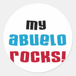 My Abuelo Rocks T-shirts and Gifts Classic Round Sticker
