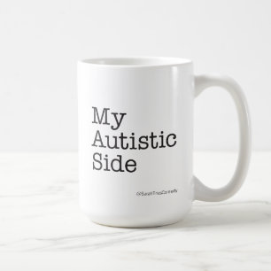 My ADHD Side My Autistic Side Funny Two-Sided Mug