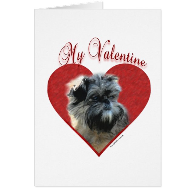My Affenpinscher Valentine (Front)