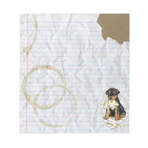 My Airedale Ate My Lesson Plan Notepad